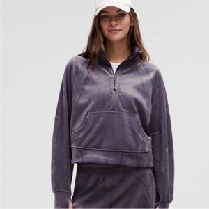 NWT Lululemon Scuba oversized Funnel-Neck Half zip Sz XS/S